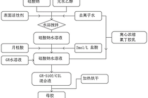 GR-SiO<sub>2</sub>/CI材料制备方法及雾化成胶装置