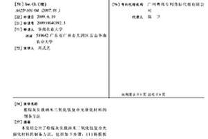粉煤灰负载纳米二氧化钛复合光催化材料的制备方法