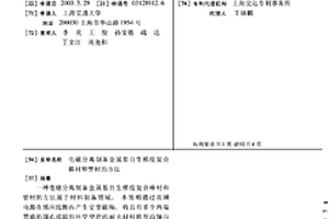电磁分离制备金属基自生梯度复合棒材和管材的方法