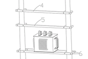 快速安装的抢修用双杆变压器台架