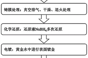 非对称电极IPMC的制备方法、制得的非对称电极IPMC