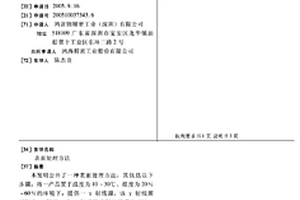 表面处理方法