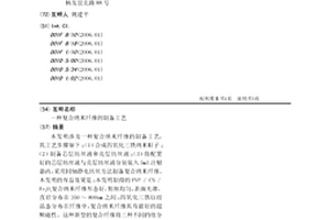 复合纳米纤维的制备工艺