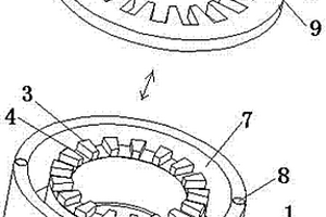 绝缘定子铁芯组合结构