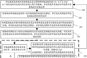 用于界面高温变形测量的微尺度散斑制作方法