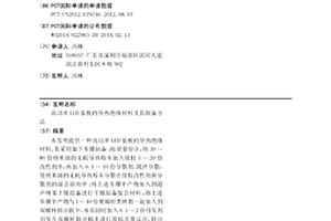 高功率LED基板的导热绝缘材料及其制备方法