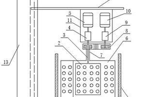 均匀分散长切碳纤维的双速双向搅动装置及其方法