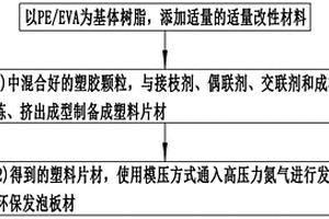 PE和EVA氮气发泡泡沫板材的制备工艺及装置