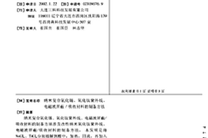 纳米复合氧化锡、氧化钛紫外线、电磁波屏蔽/吸收材料的制备方法