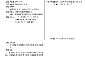 具有侧面外部控制元件的环形橡胶胎面的轮胎