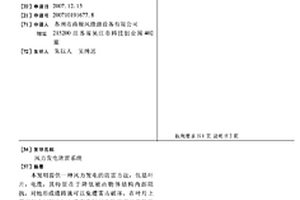 风力发电防雷系统