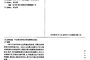 中空纳米材料内穿高聚物合成法