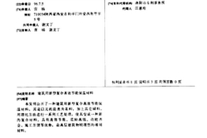 建筑用新型复合高效节能保温材料