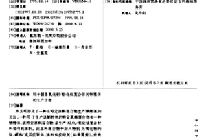 用于制备氧化铝/铝化钛复合体的牺牲体的生产方法