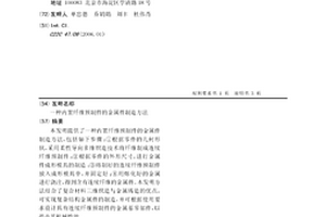 内置纤维预制件的金属件制造方法