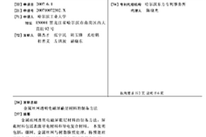 金属丝网透明电磁屏蔽层材料的制备方法