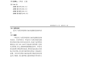 适用于电缆导线的防火耐高温陶瓷前驱体涂层