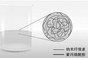 聚丙烯酰胺/纳米纤维素高强度双网络复合凝胶制备方法
