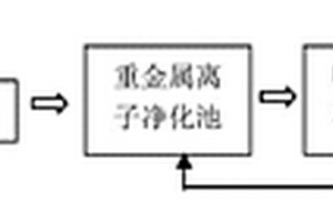 煤炭地下气化污染水中重金属离子的净化方法