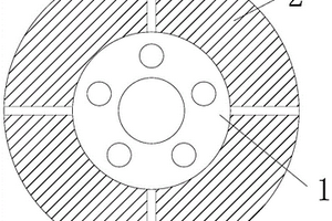 铝合金/铝合金-陶瓷组合的车用制动盘及其制备方法