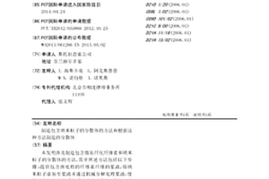 制造包含纳米粒子的分散体的方法和根据这种方法制造的分散体