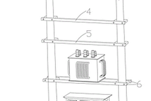 抢修用双杆变压器台架及其固定装置