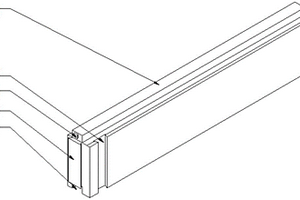 便于集成房屋主体快速搭建的塑木型材