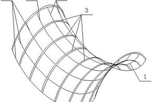 钢-FRP组合的空间曲面索拱网格结构