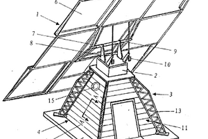 支撑太阳能光伏发电系统的塔型桁架装置