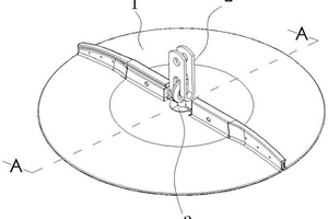 分体金具式防鸟伞罩机构