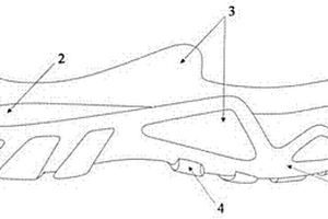 具有减震、防崴脚功能的鞋底
