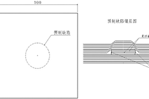 层压板预制分层缺陷结构