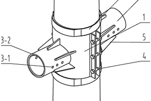 复合杆塔用节点连接装置