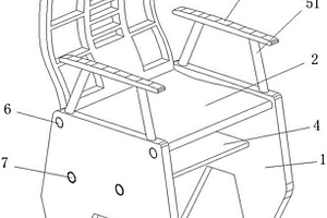 免螺钉的椅子结构