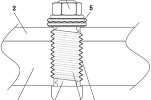 球磨机衬板用螺栓紧固组件