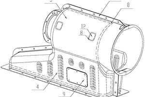 涡轮风扇排气装置的壳体结构