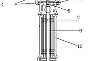新型仿古复合铜灯柱