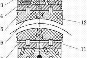 钣金弧面收放成型模具