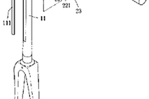 自行车前叉竖管结构