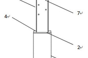 安装高度可调的光伏支架连接结构