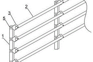 梁柱式护栏