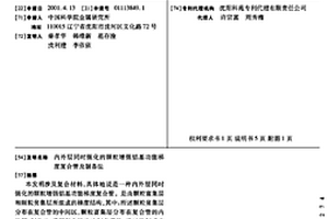 内外层同时强化的颗粒增强铝基功能梯度复合管及制备法