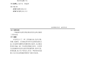硫碳导电聚合物正极及使用这种正极的二次铝电池