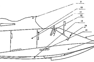 断层双半浮体加滑行板式双人型多机摩托艇