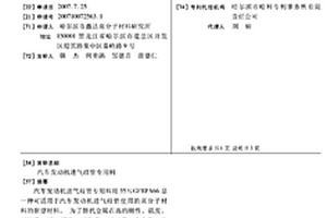 汽车发动机进气歧管专用料
