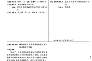 镶嵌热固性树脂增强的热塑性塑料滑动轴承和导轨