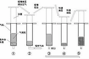 在气凝胶材料中负载易升华物质的方法