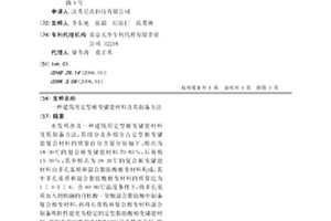 建筑用定型相变储能材料及其制备方法