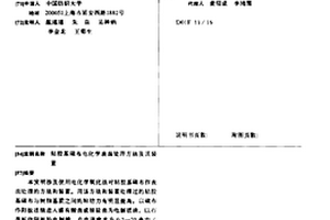 粘胶基碳布电化学表面处理方法及其装置