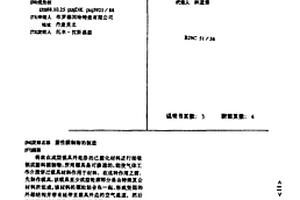 塑性模制物的制造